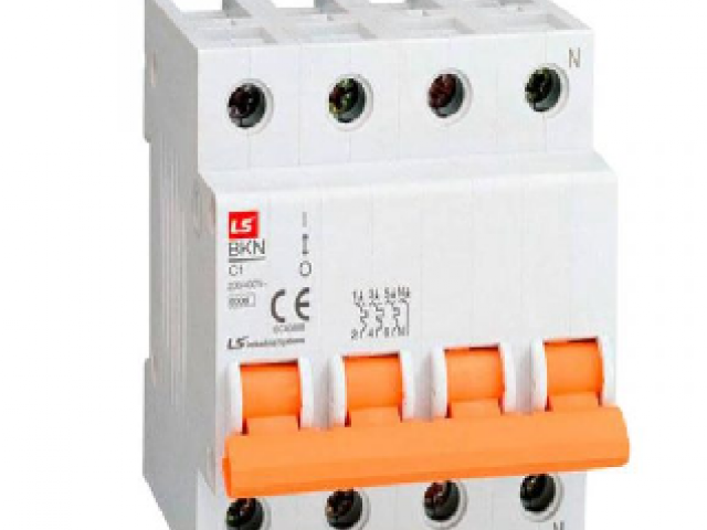 MCB LS BKN 4P 50A-63A 6kA 230V