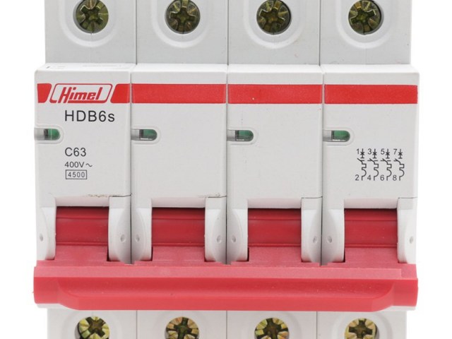 Mcb Himel HDB9H634C20 4P 20A 10kA  
