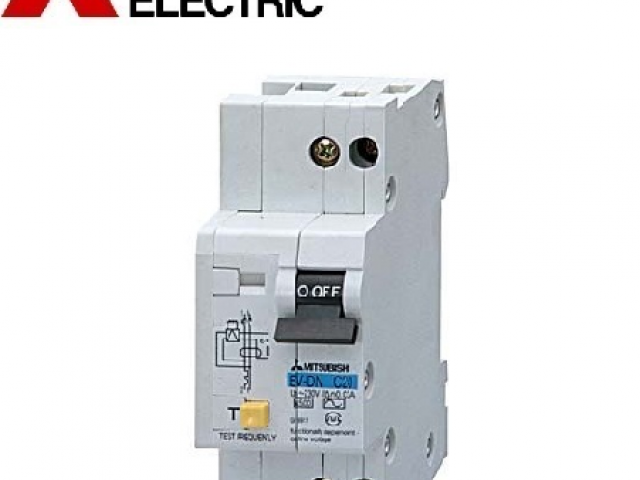 Rcbo Mitsubishi BV-DN 1PN 25A 4,5kA,300mA