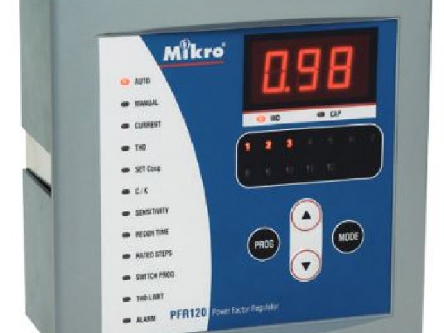  Bộ Điều Khiển Tụ Bù Mikro PFR120-415-50 PFR120-220-50 ( 12 cấp )