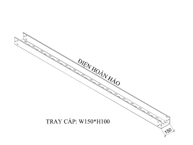 KHAY CÁP W150 H100