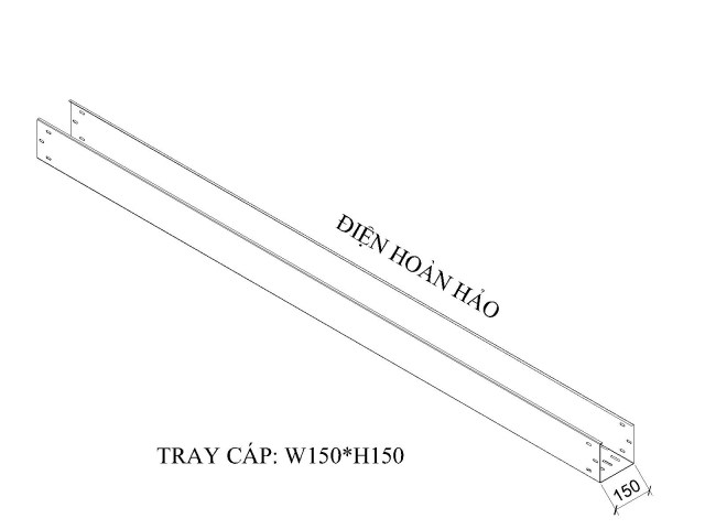 KHAY CÁP W150 H150