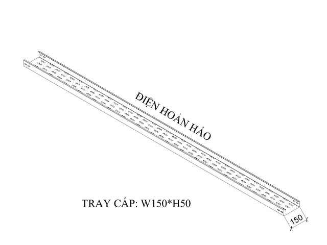 KHAY CÁP W150 H50