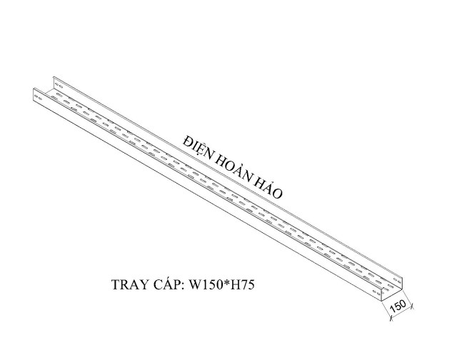 KHAY CÁP W150 H75