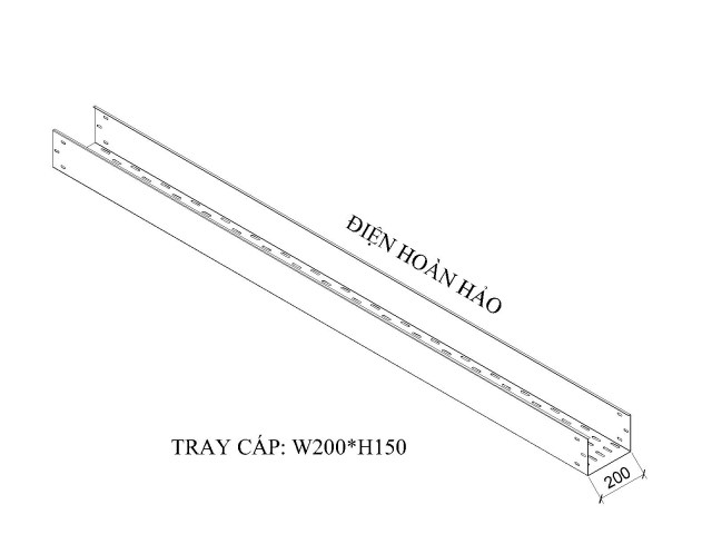 KHAY CÁP W200 H150