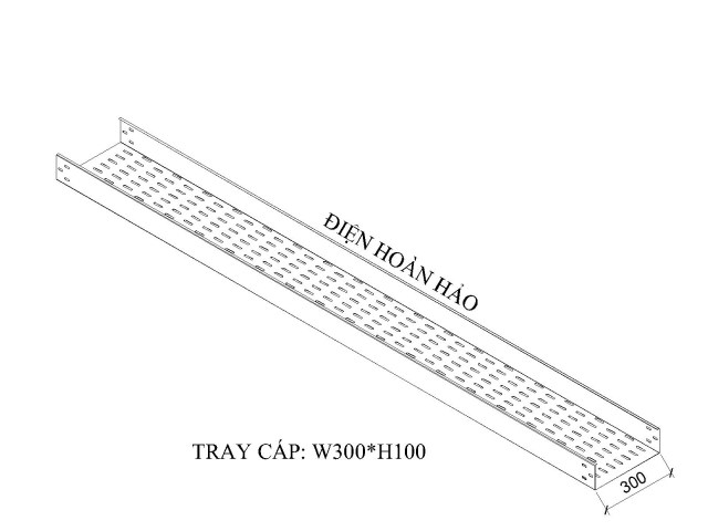 KHAY CÁP W300 H100