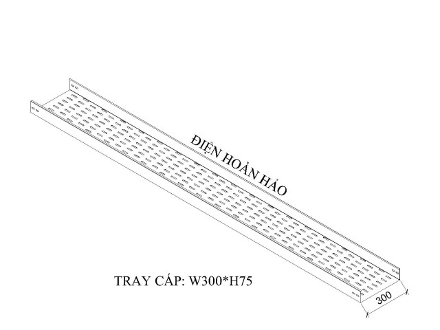 KHAY CÁP W300 H75