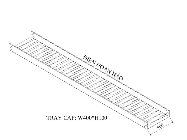 KHAY CÁP W400 H100