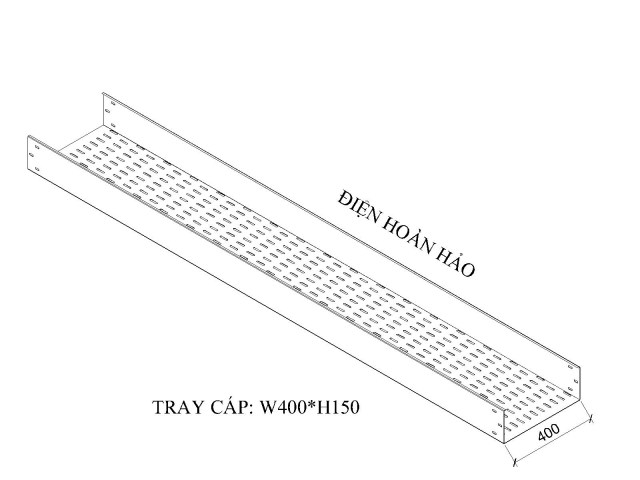 KHAY CÁP W400 H150