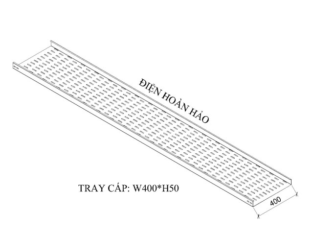 KHAY CÁP W400 H50