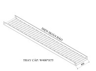KHAY CÁP W400 H75