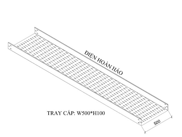 KHAY CÁP W500 H100