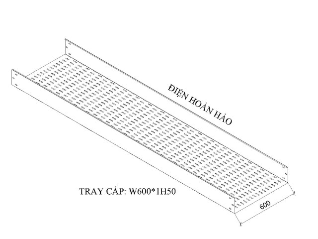 KHAY CÁP W600 H150