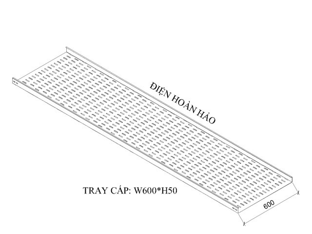 KHAY CÁP W600 H50