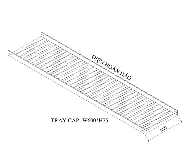 KHAY CÁP W600 H75