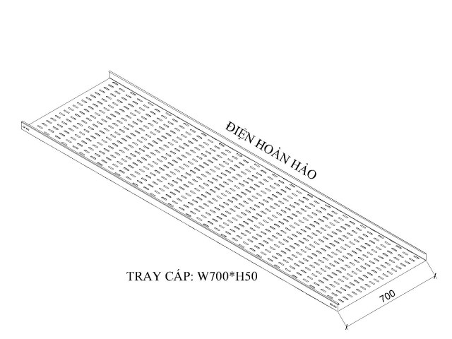 KHAY CÁP W700 H50