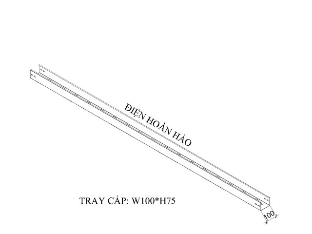 KHAY CÁP W100 H75