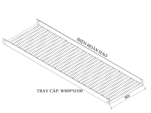 KHAY CÁP W800 H100