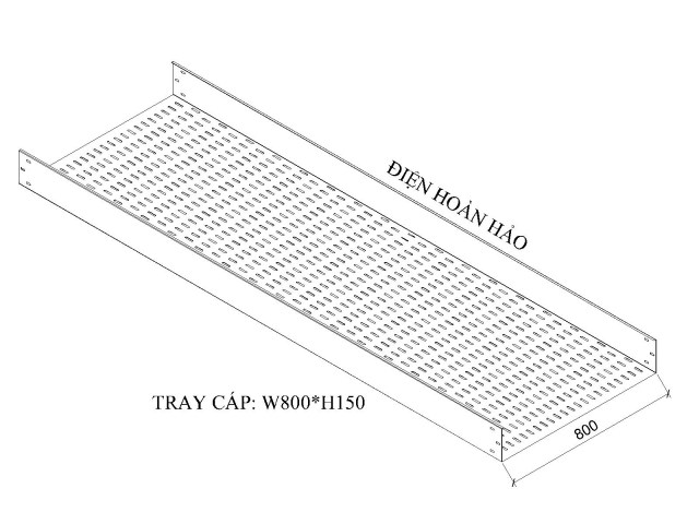 KHAY CÁP W800 H150