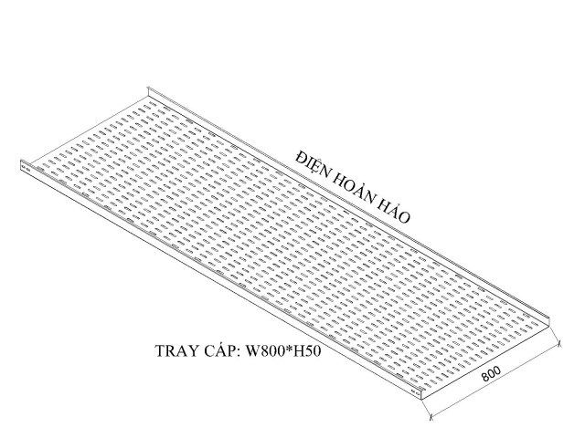 KHAY CÁP W800 H50