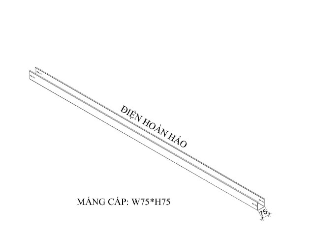 Máng cáp W75 H75