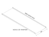 Máng cáp W800 H50