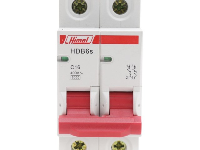 Mcb Himel HDB6SN2C6 2P 6A