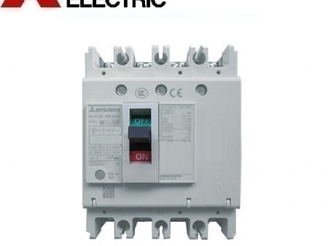 Mccb Mitsubishi NF125-SEV 4P (16~32,32~63,63~125)A.  Adj 36KA