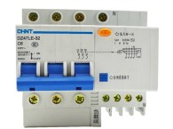 Rcbo CHINT DZ47LE 3P+N 50,60A  30mA