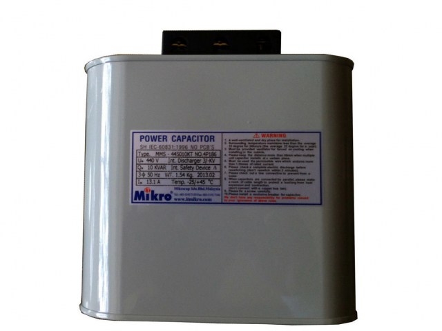 Tụ Dầu 3p ( Loại Vuông ) Mikro 40Kvar - 440V - 50Hz  210D*230H